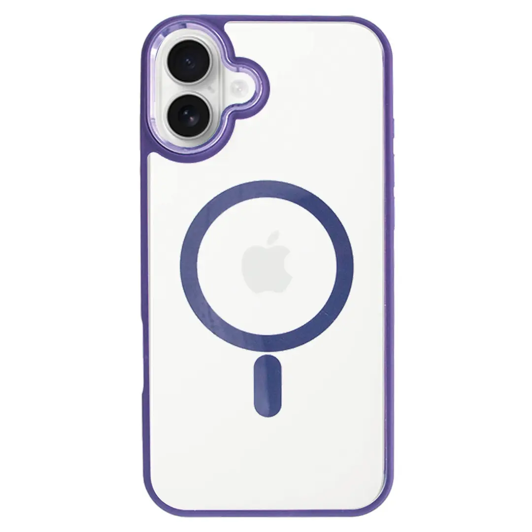 iPhone 16 MagSafe Clear Twotone Purple