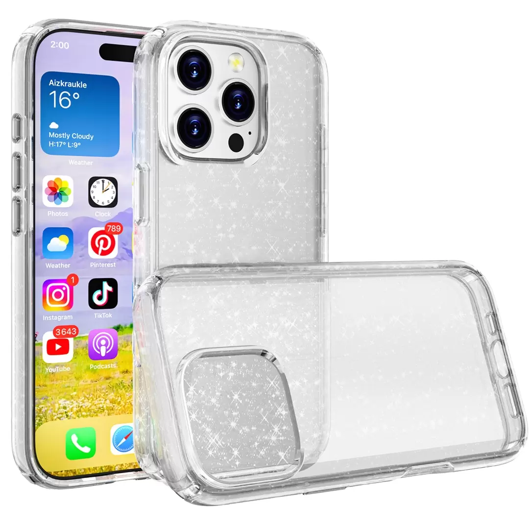 iPhone 11 Pro Max Fleck Glitter Case Clear