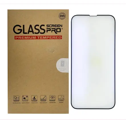 6.1-inch iPhone 14/13/13 Pro/16E Tempered Glass Matte and Anti-Blue Black