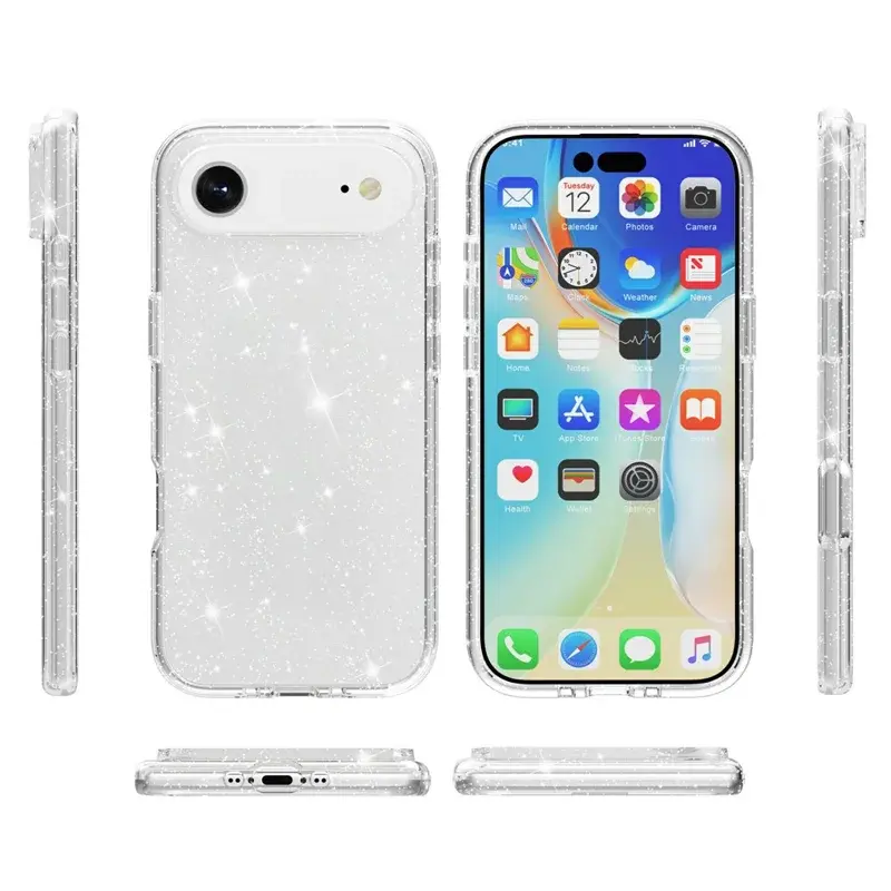 iPhone 17 Air Fleck Glitter Case Clear