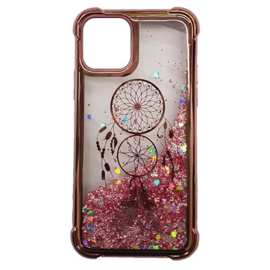 iPhone 12 Mini (5.4) Waterfall Protective Case Rose Gold Dreamcatcher