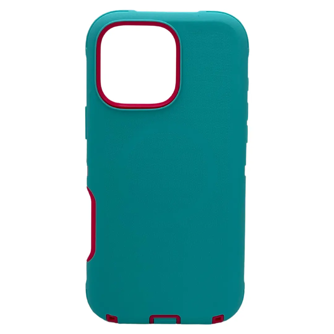 iPhone 16 Pro Max Screen Case With Magsafe Blue Rose Red