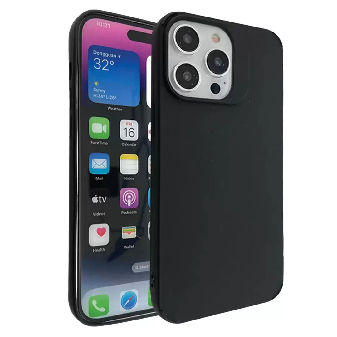 iPhone 15 Pro Max/iPhone 14 Pro Max TPU Case Black