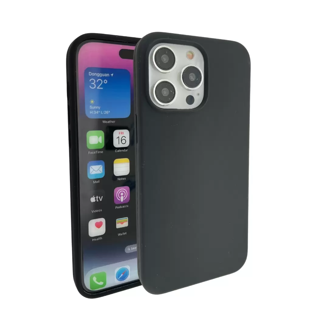 iPhone 13 Pro Soft Touch Silicone Black