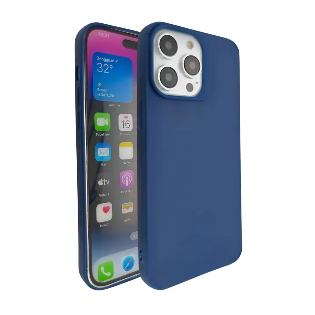 iPhone 14 Pro/iPhone 15 Pro Soft Touch Eco Royal Blue