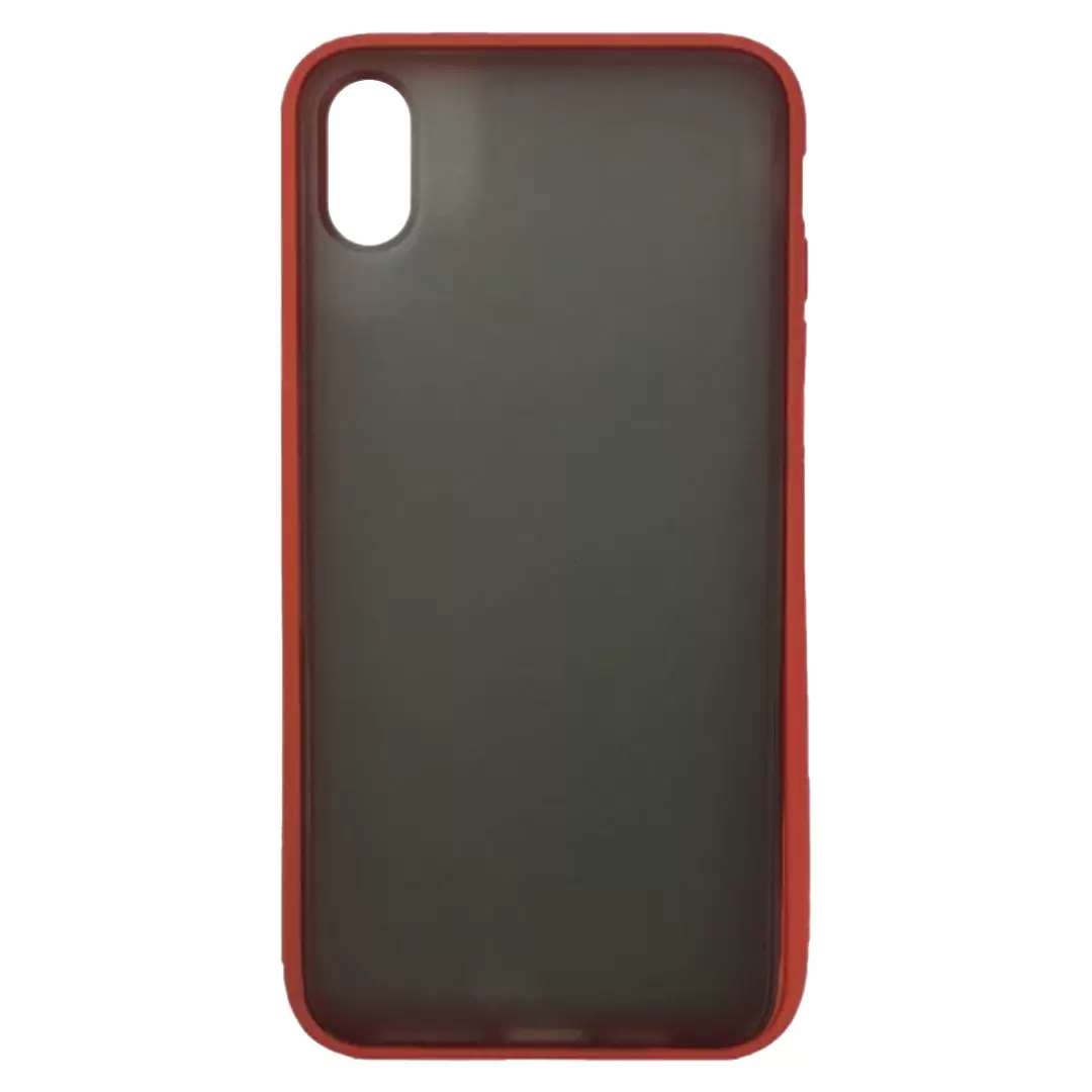 iPhone X/XS Smoke Transparent Twotone Red