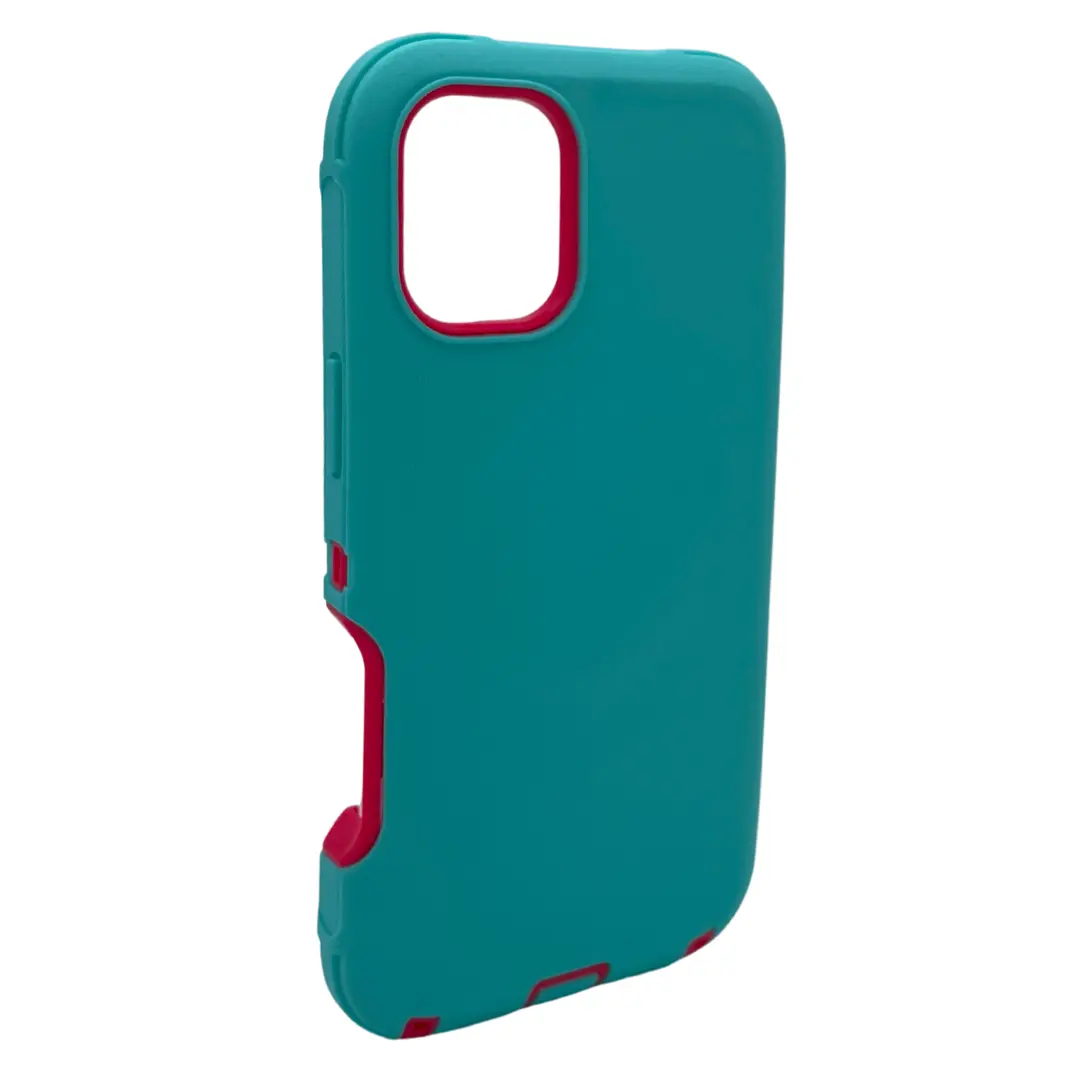 iPhone 16 Plus Screen Case With Magsafe Blue Rose Red