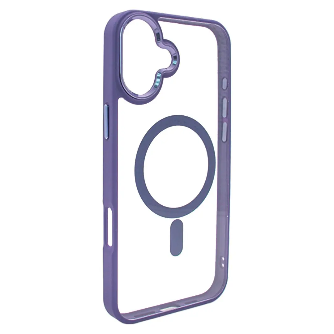 iPhone 16 MagSafe Clear Twotone Purple