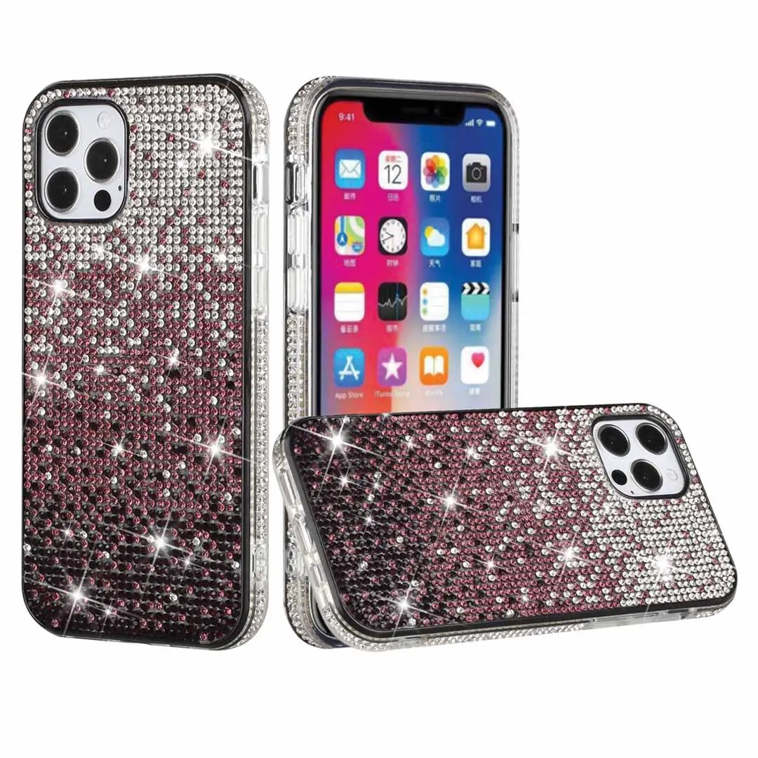 iPhone 15 Plus/iPhone 14 Plus Bling Party Diamond Purple