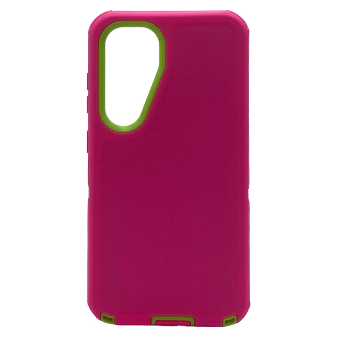 Samsung Galaxy S25/S24 Screen Case Pink Green