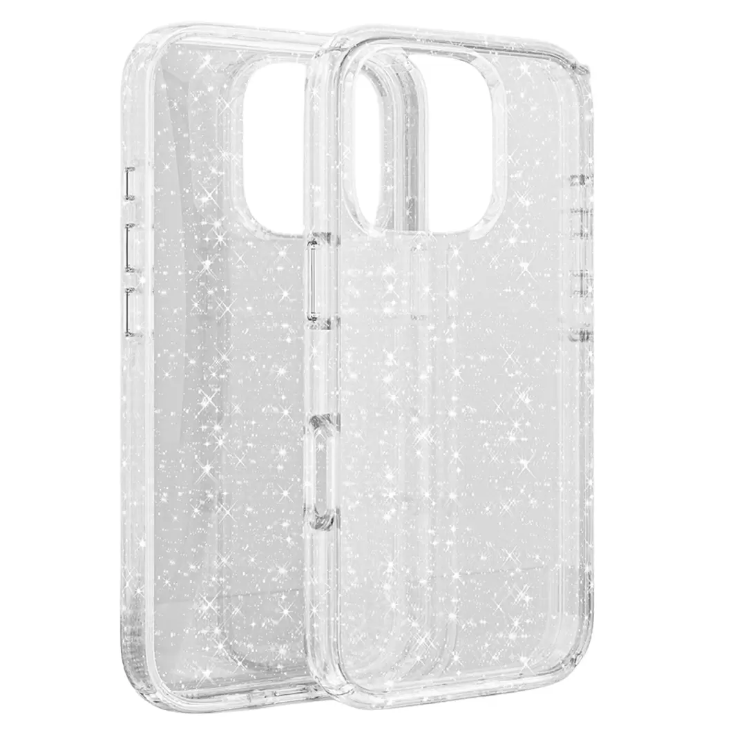 iPhone 12 Pro Max Fleck Glitter Case Clear