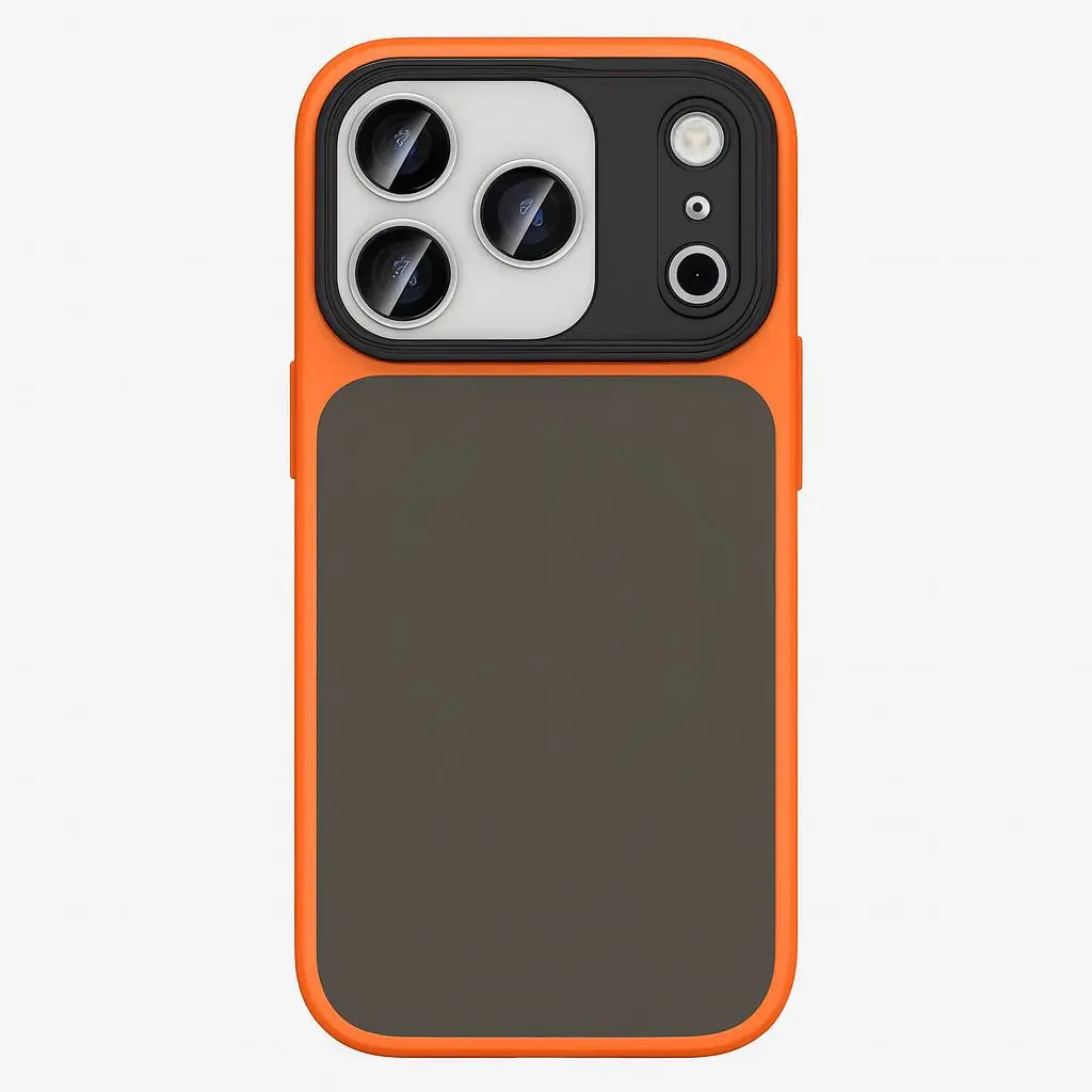 iPhone 17 Pro Cam Smoke Twotone Case Orange
