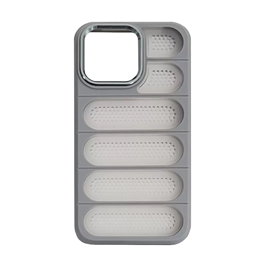 iPhone 15/iPhone 14/iPhone 13 Mesh Cooling Case Gray