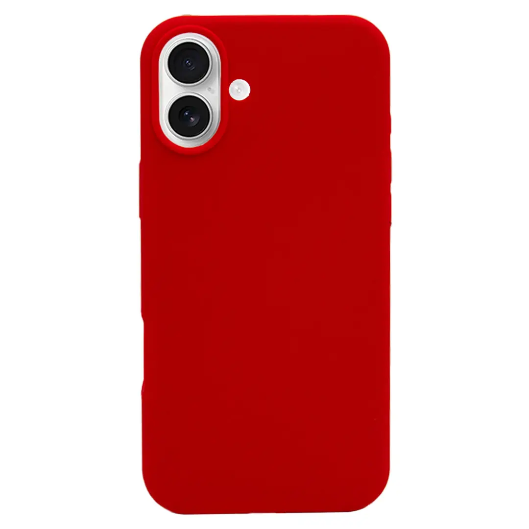 iPhone 16 Plus Soft Touch Case Red