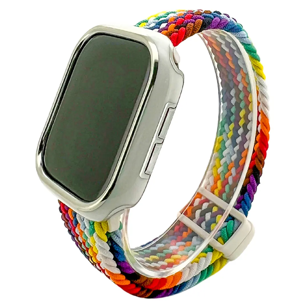 Apple Watch S10 46mm Set 12 (Protective Film+Case+Braided Strap)