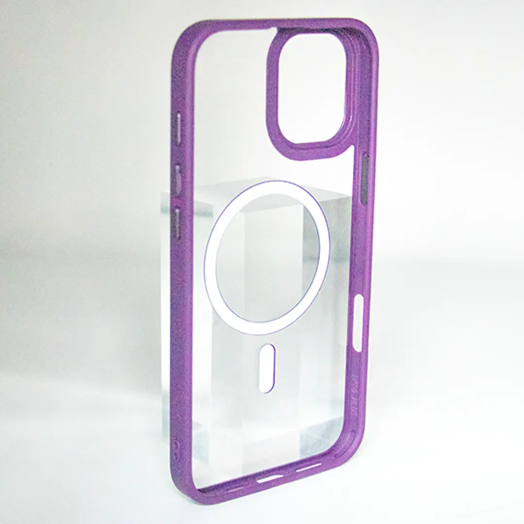 iPhone 16 Plus MagSafe Clear Eco Twotone Purple