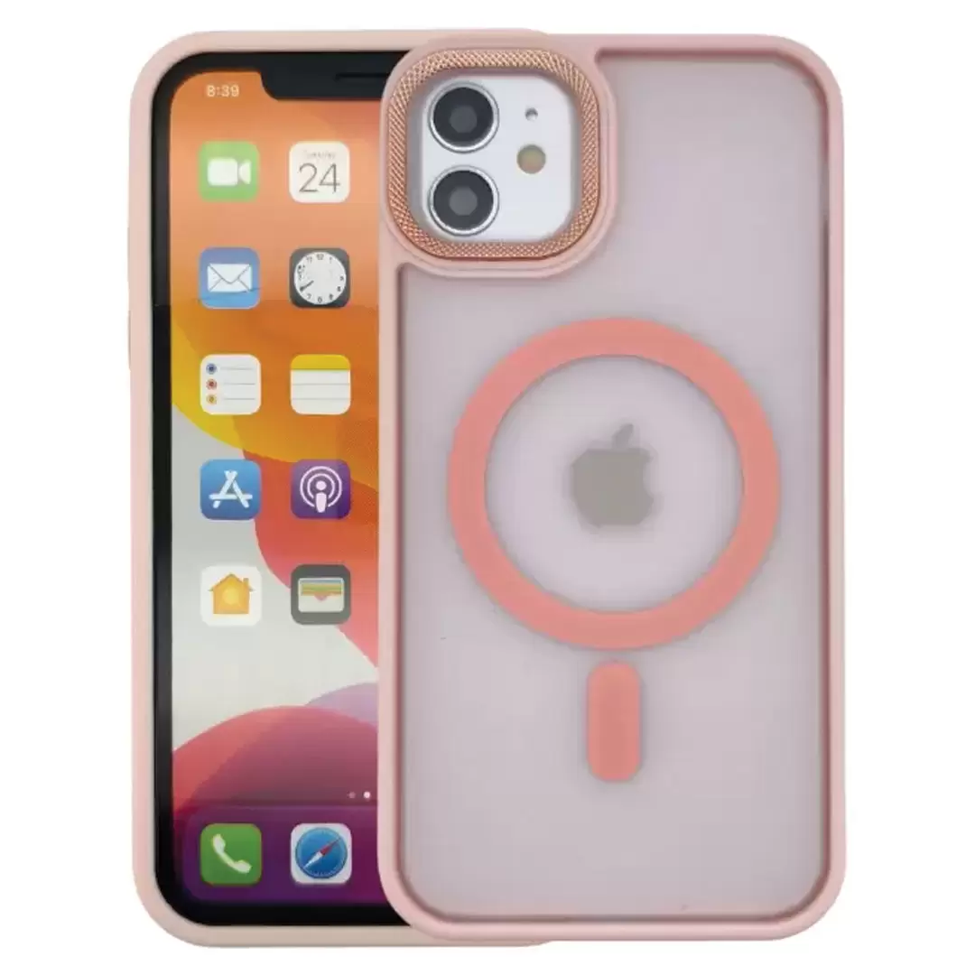 iPhone 11 MagSafe Cam Smoke Twotone Eco Pink