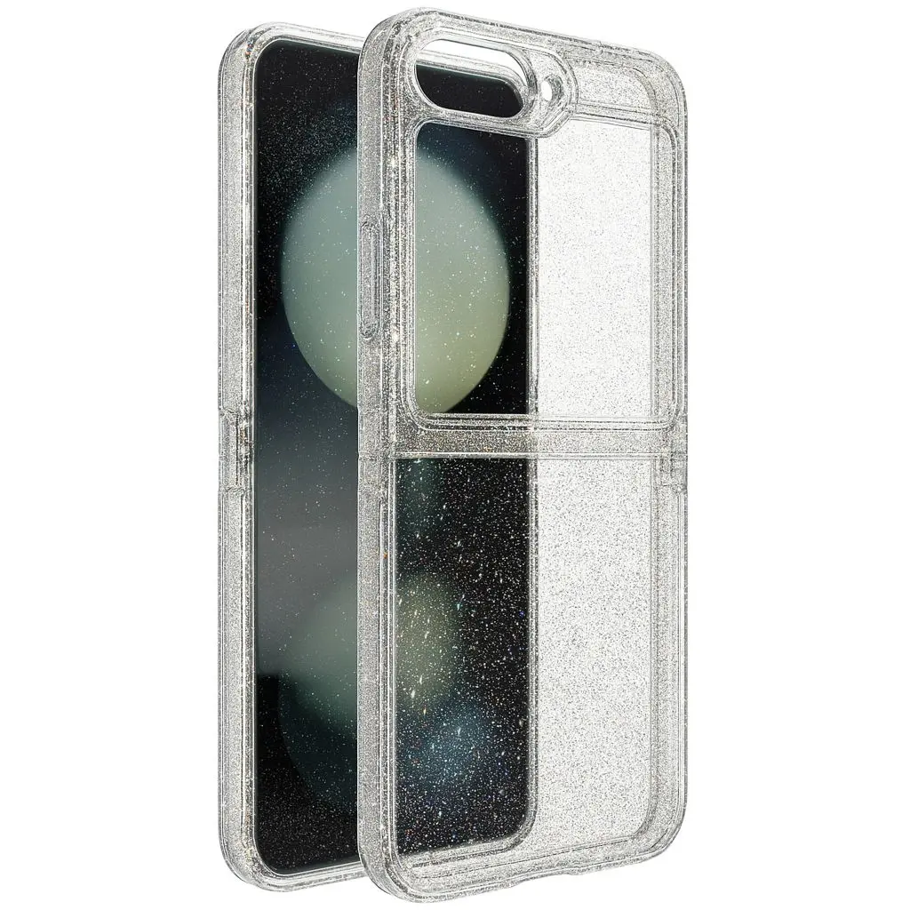 Samsung Galaxy Z Flip 7 Fleck Glitter Case Clear