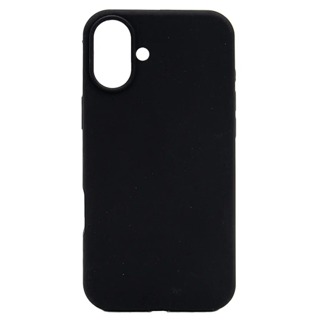 iPhone 16 Plus Soft Touch Case Black