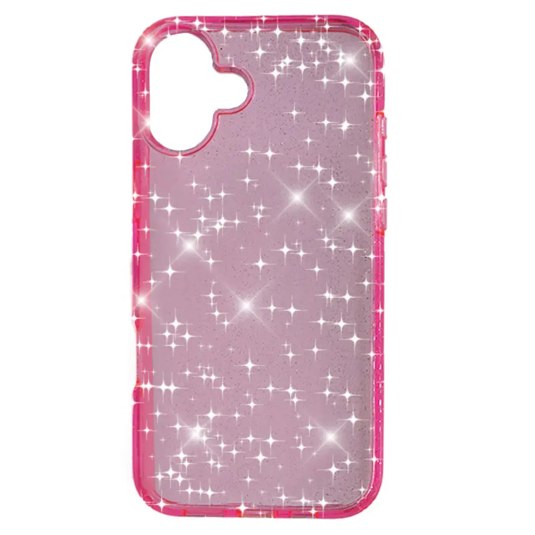 iPhone 17 Fleck Glitter Case Pink