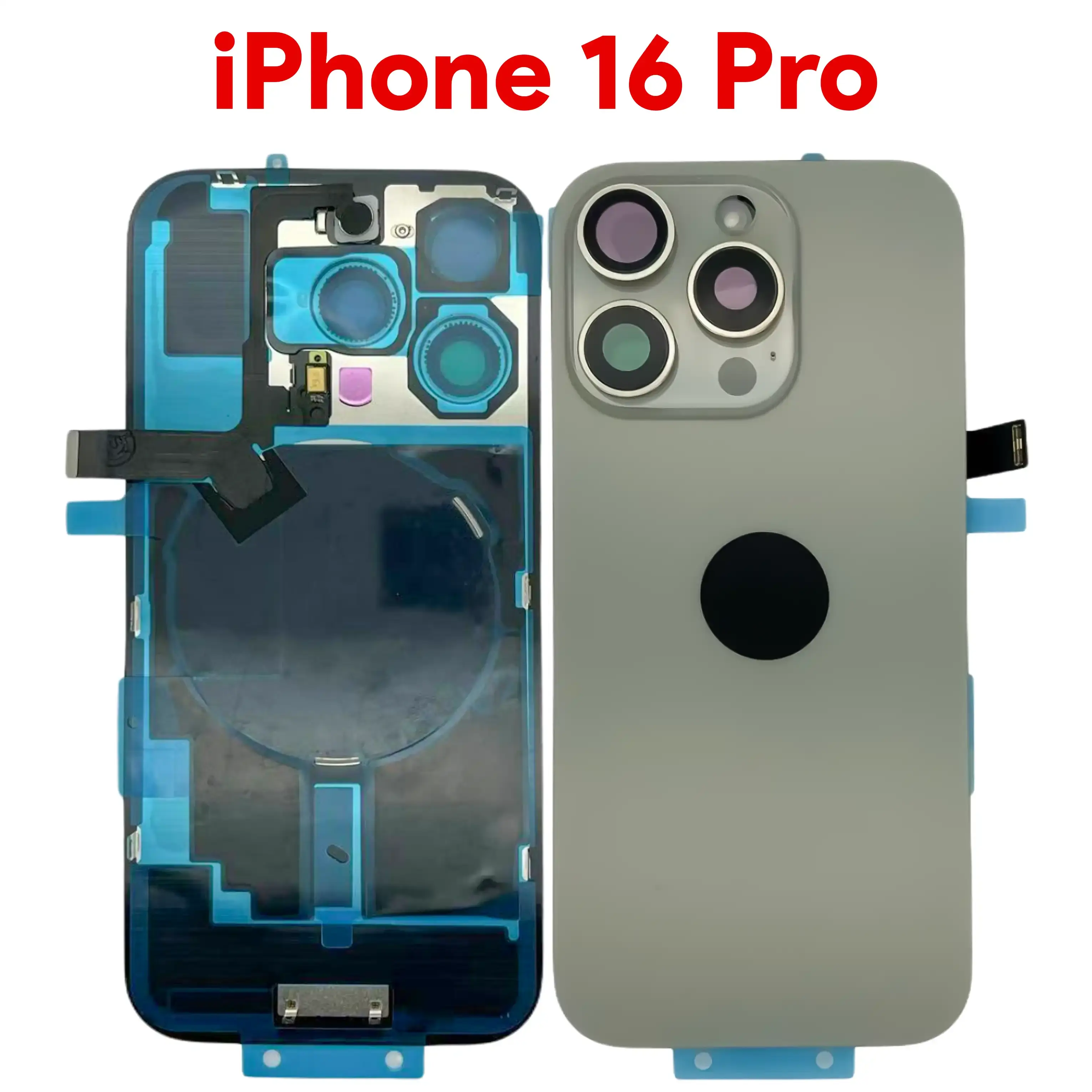 iPhone 16 Pro Back Glass Natural with NFC