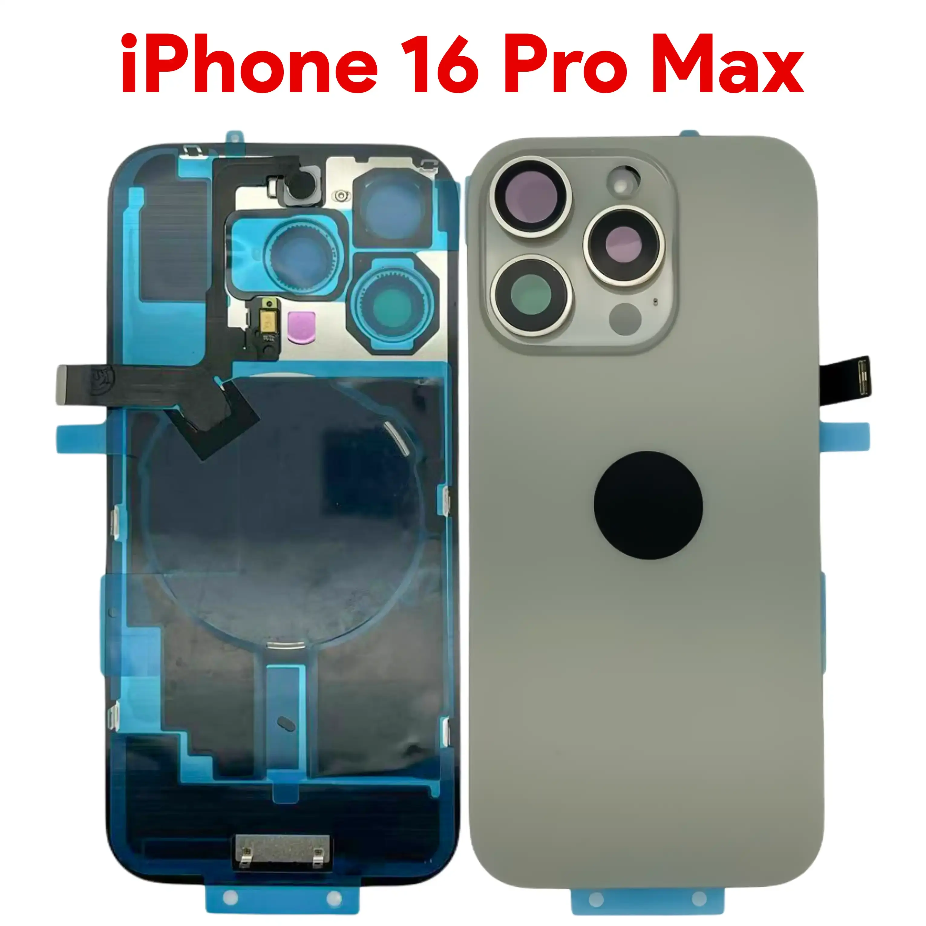 iPhone 16 Pro Max Back Glass Natural with NFC