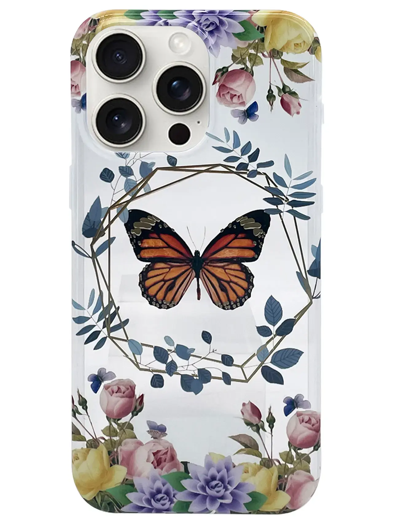 iPhone 16 Pro Designed Case Butterfly Serenade