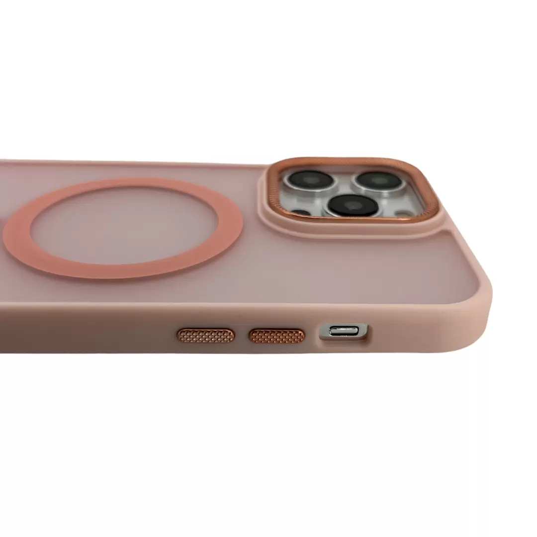 iPhone 15 Pro Max/iPhone 14 Pro Max MagSafe Cam Smoke Twotone Eco Pink