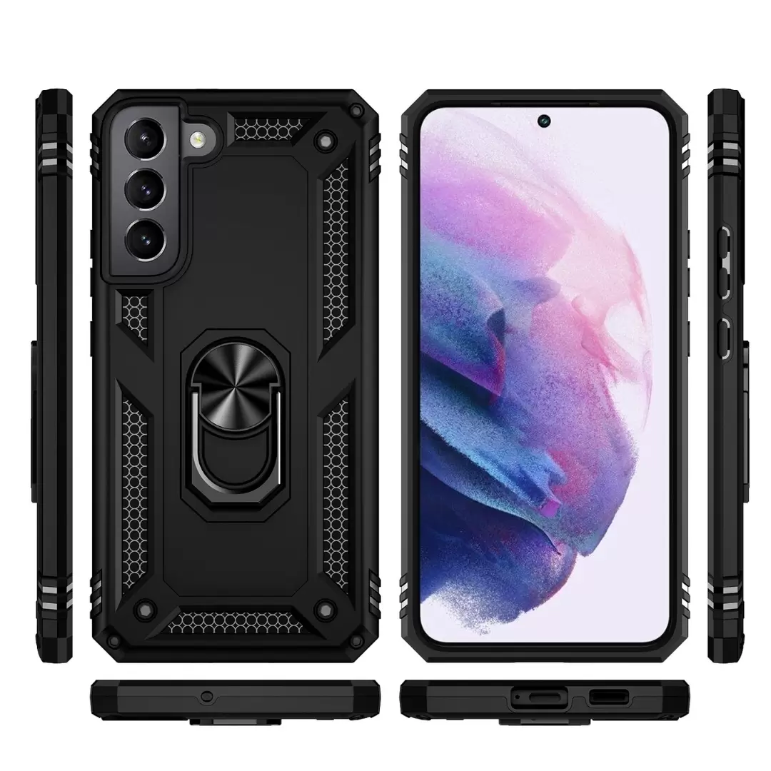 Samsung Galaxy S10 2in1 Ring Case Black