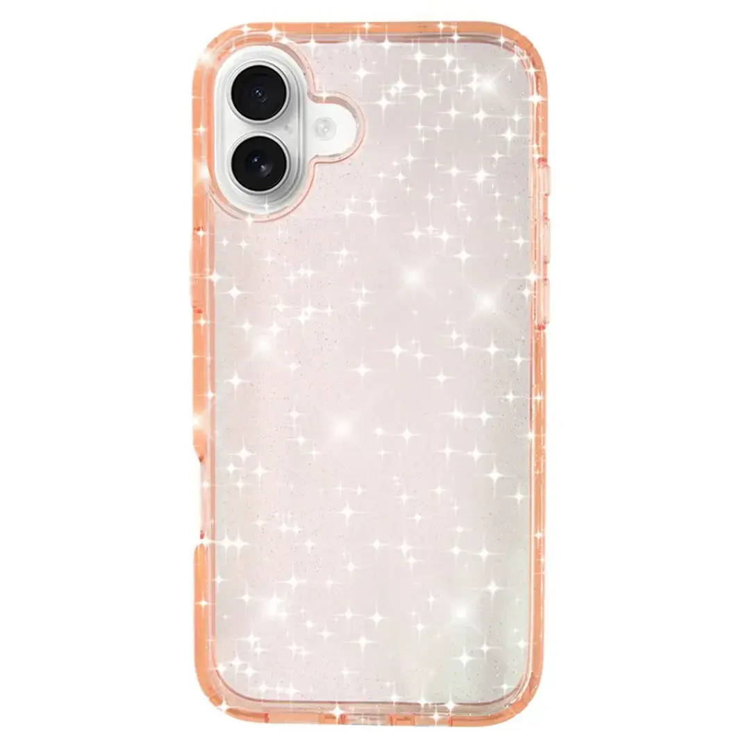 iPhone 17 Fleck Glitter Case Gold