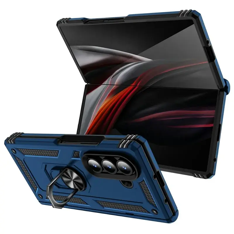 Samsung Galaxy Z Fold 7 2in1 Ring Stand Case Blue