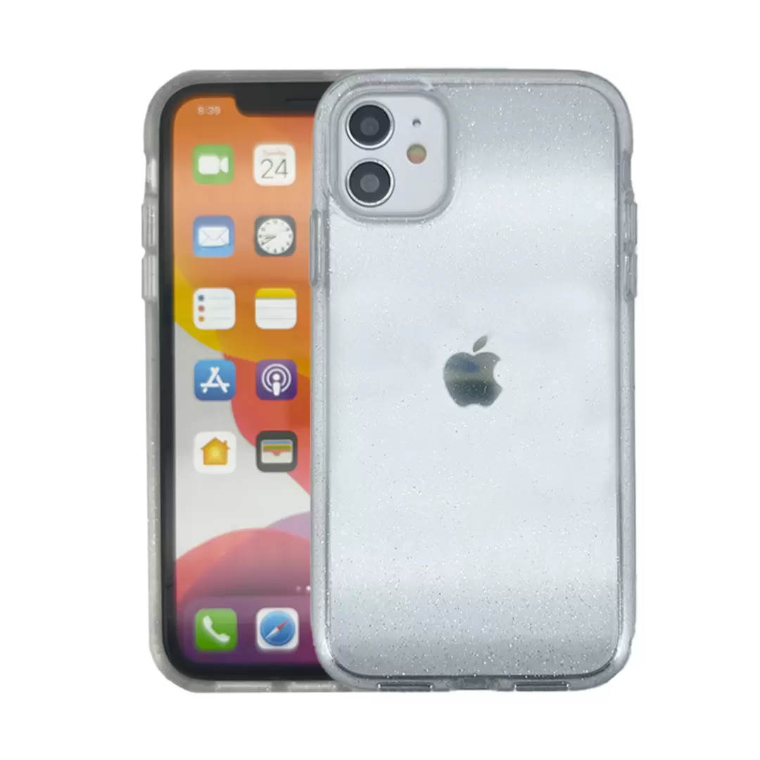 iPhone 11 Fleck Glitter Case Clear