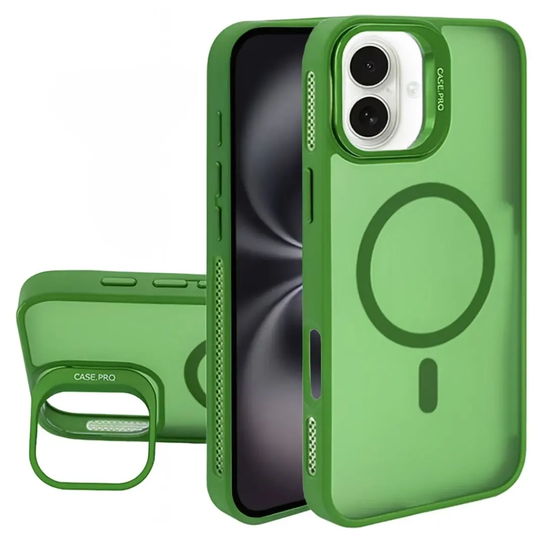iPhone 17 MagSafe Smoke Camera Stand Green