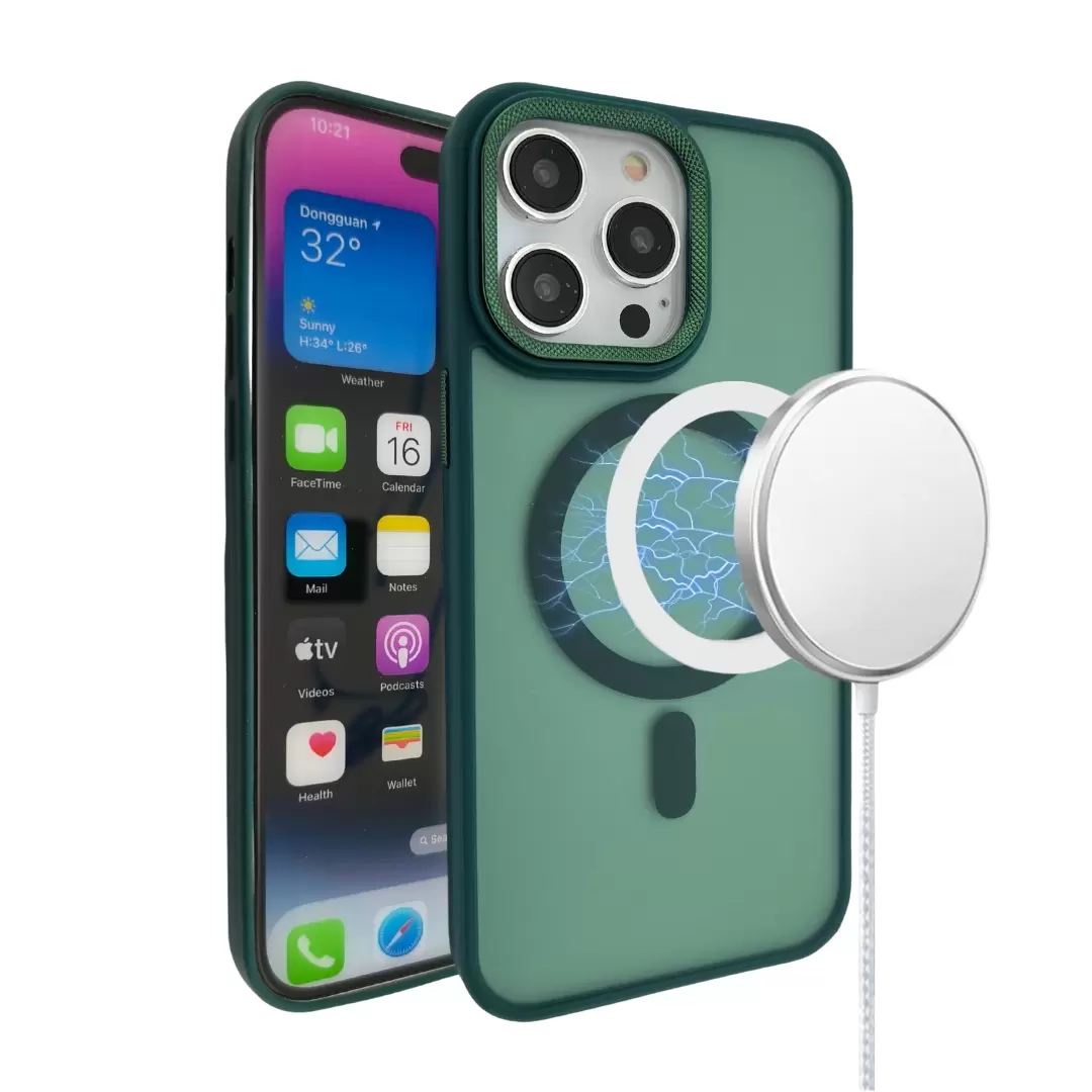 iPhone 13 Pro MagSafe Cam Smoke Twotone Eco Dark Green