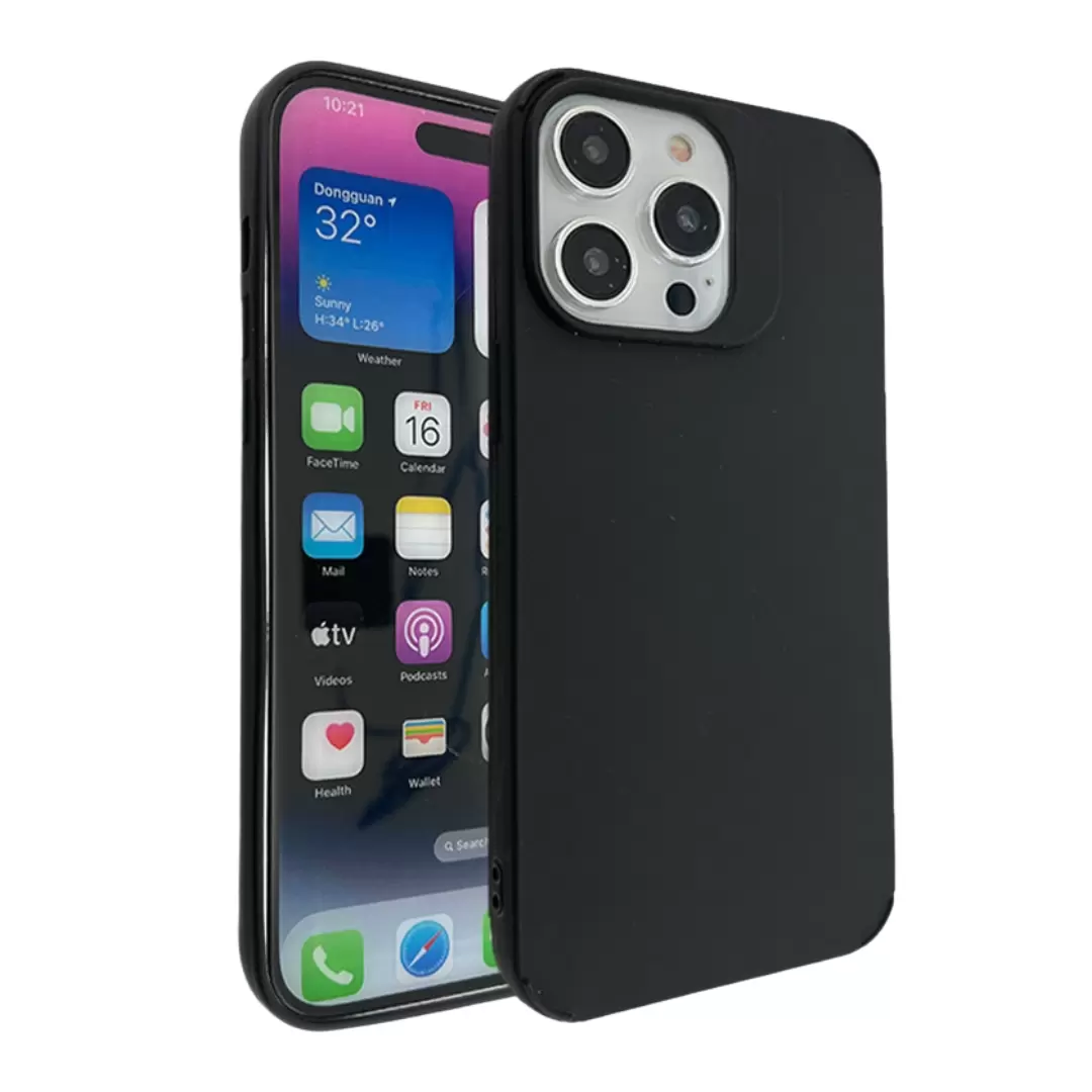 iPhone 13/iPhone 14/iPhone 15 Soft Touch Eco Black