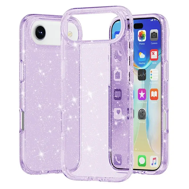 iPhone 17 Air Fleck Glitter Case Purple