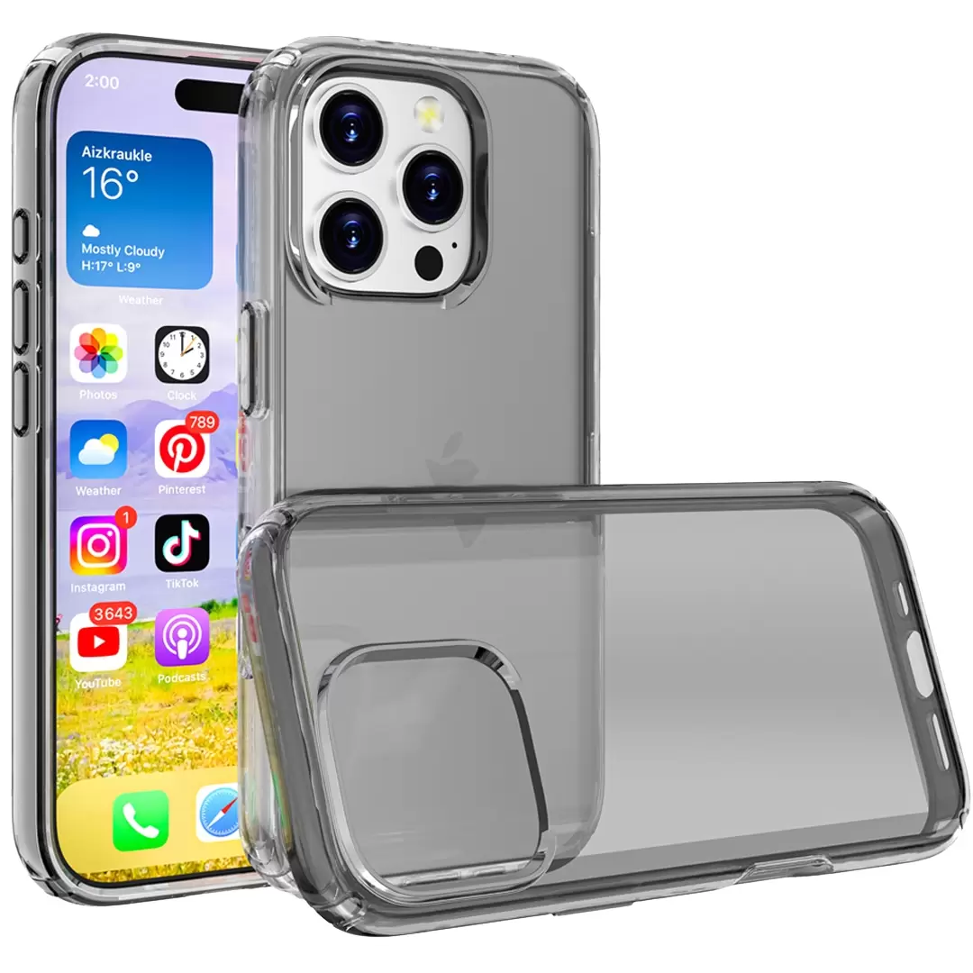 iPhone X/XS Fleck Case Clear Black