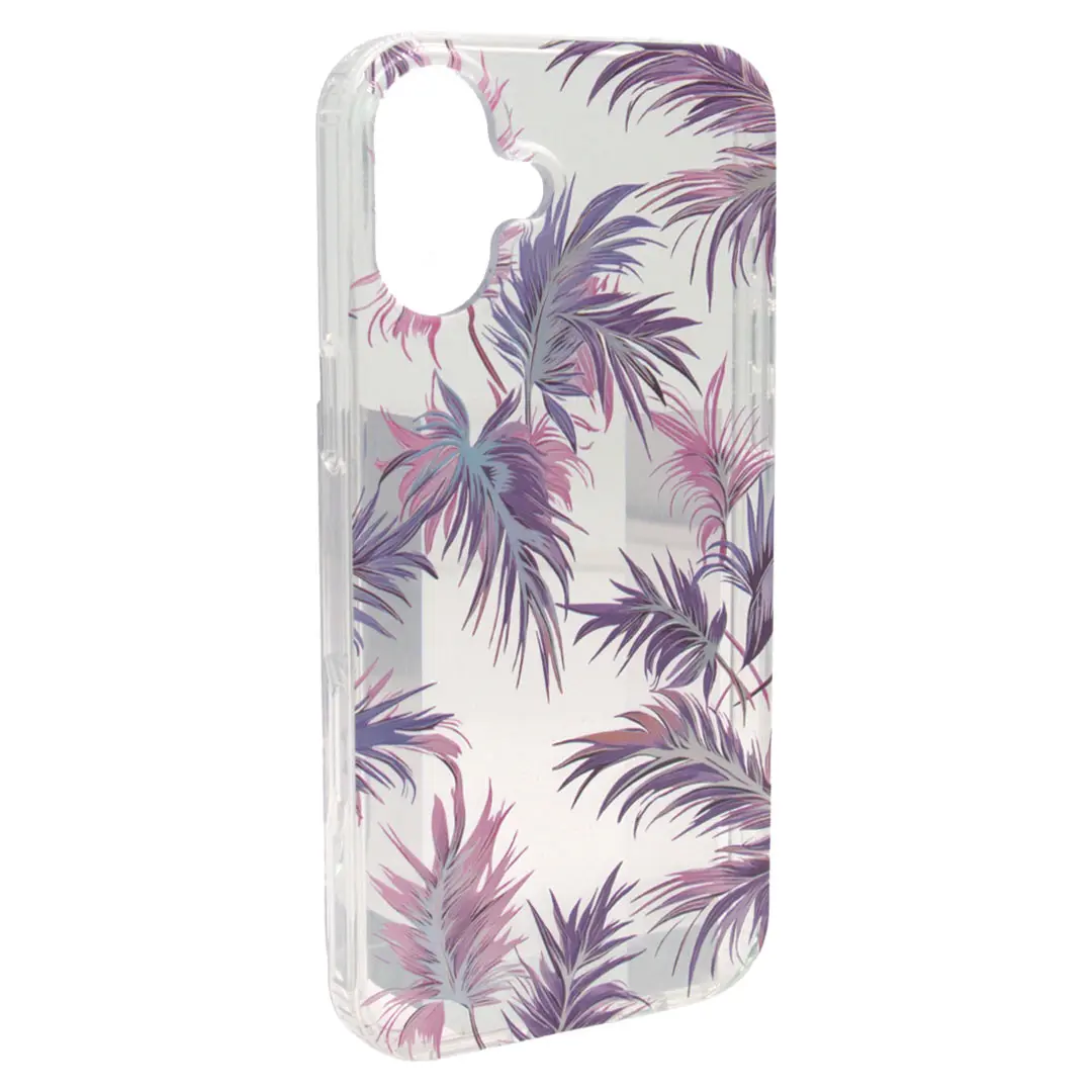 iPhone 16 Designed Case Purple Feather