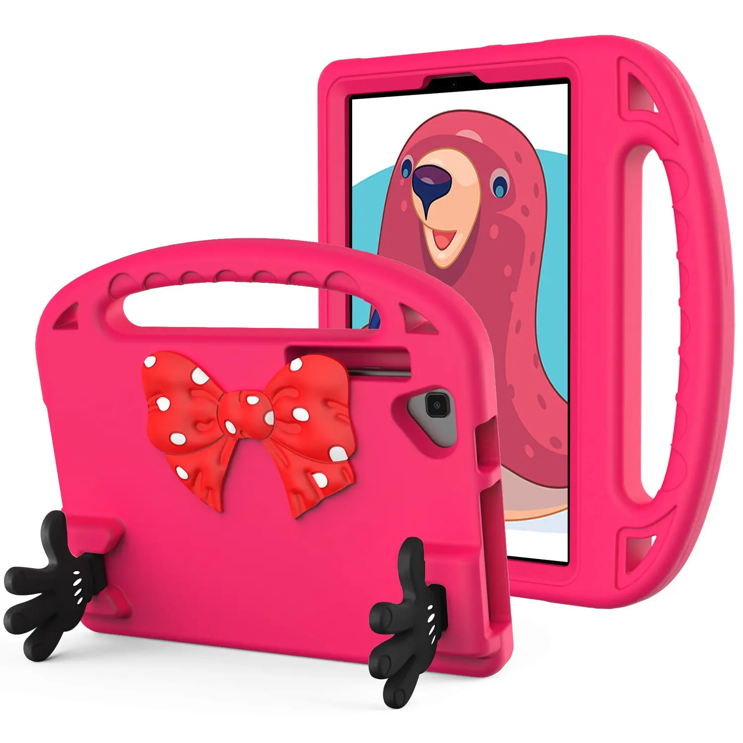 iPad 11" Minnie Hands Kickstand Case Hot Pink