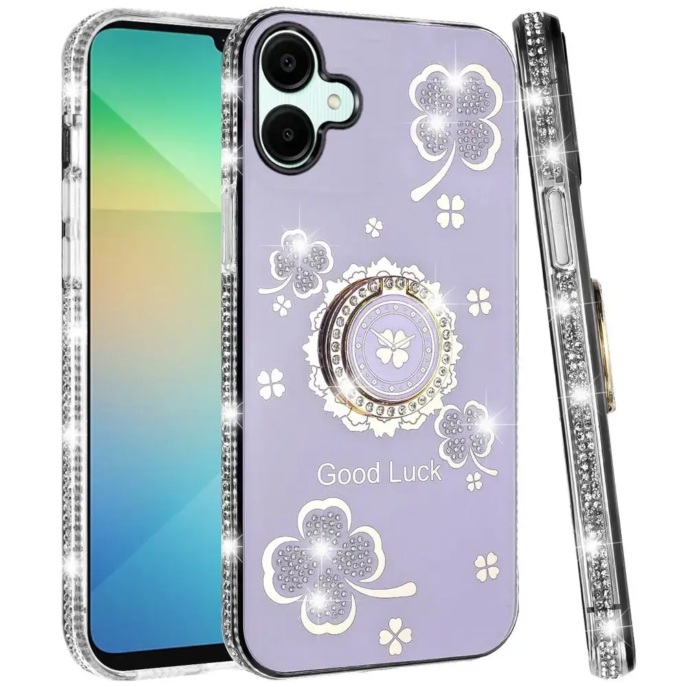 iPhone 17 Bling Diamond Lucky Case Light Purple