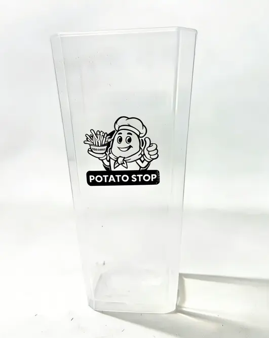 Potato Stop Square Cup 24oz (700ml) 500 Pcs/Case