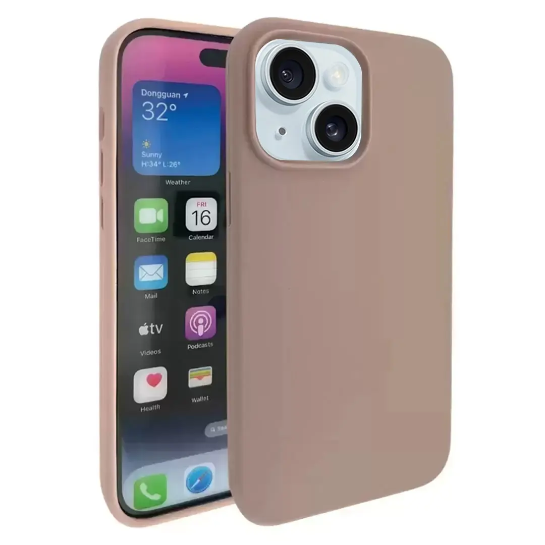 iPhone 13 Soft Touch Case Rose Gold