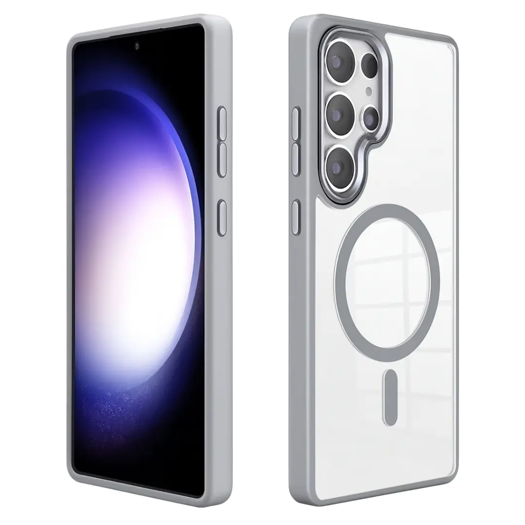 Samsung Galaxy S26 Ultra MagSafe Clear Twotone Case Gray