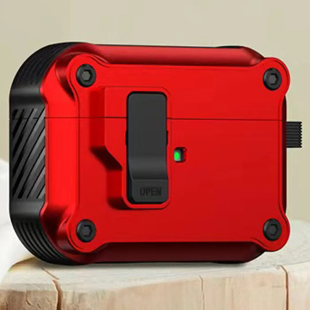 Airpods 4 Tough Hybrid Case Red