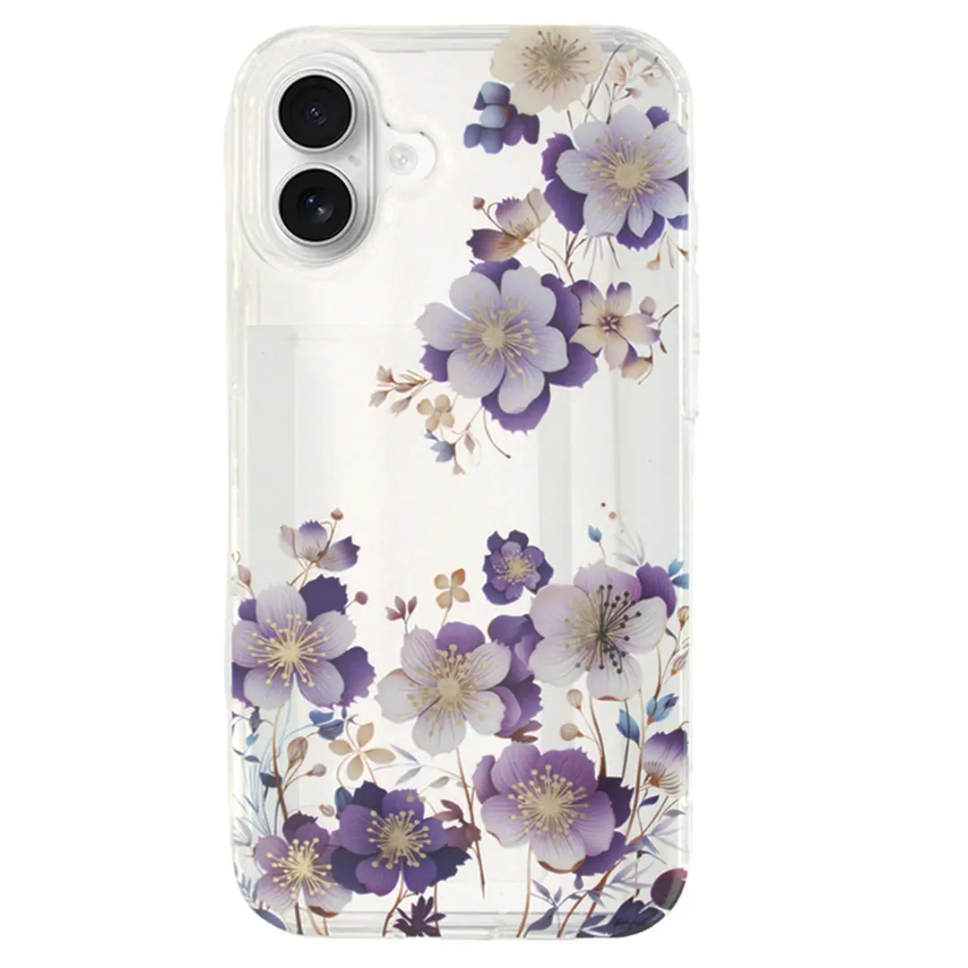 iPhone 16 Designed Case Purple Romance