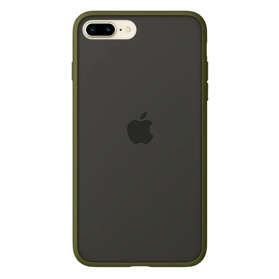 iPhone 7 Plus/8 Plus Smoke Transparent Twotone Case Green
