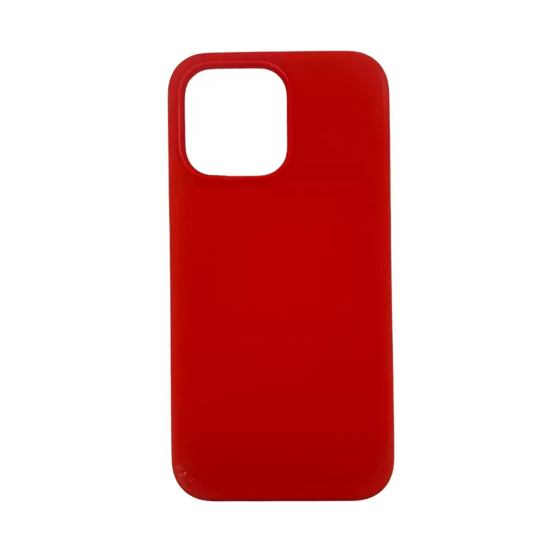 iPhone 15 Pro Max/iPhone 14 Pro Max Soft Touch Case Red