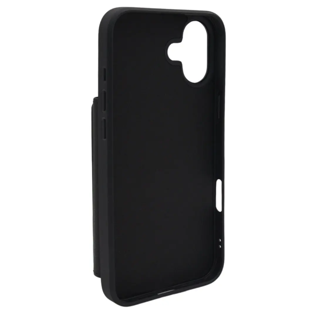 iPhone 16 Plus Modern Card Holder Case Magsafe Detachable Black