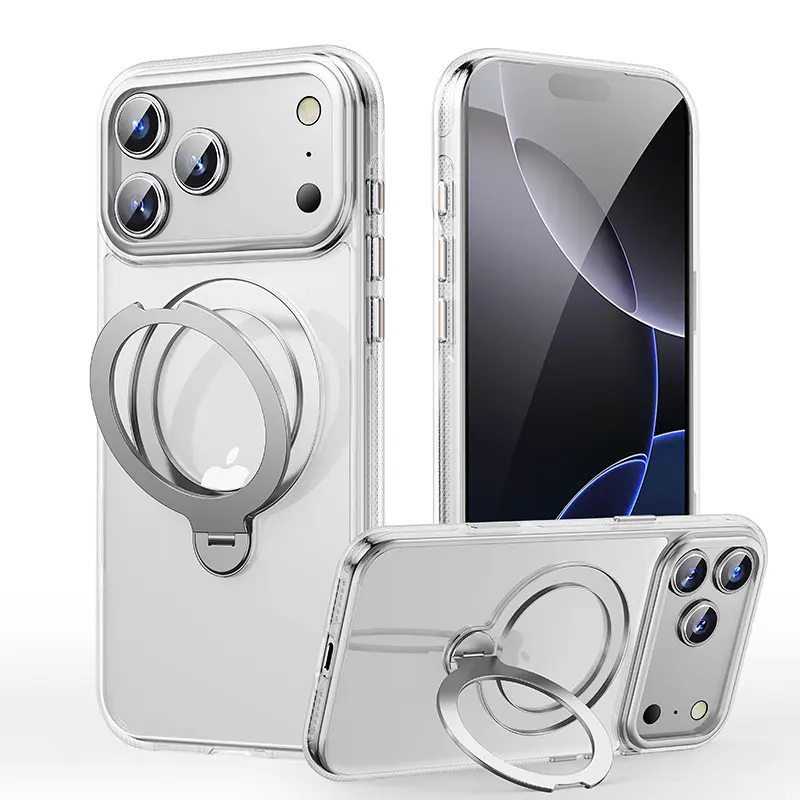 iPhone 17 Pro 360 Kickstand Case Clear