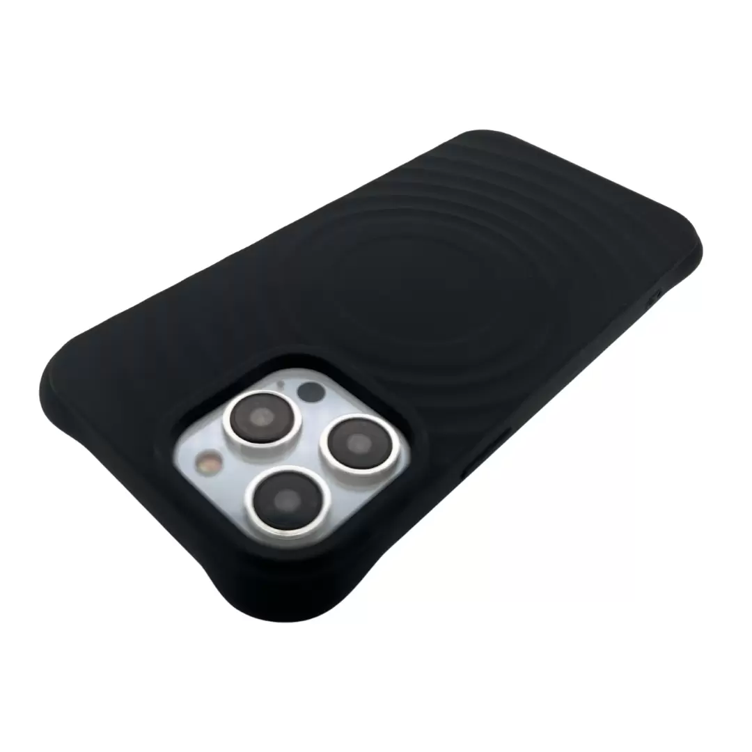 iPhone 13 Pro Magsafe Water Ripple Tpu Case Black